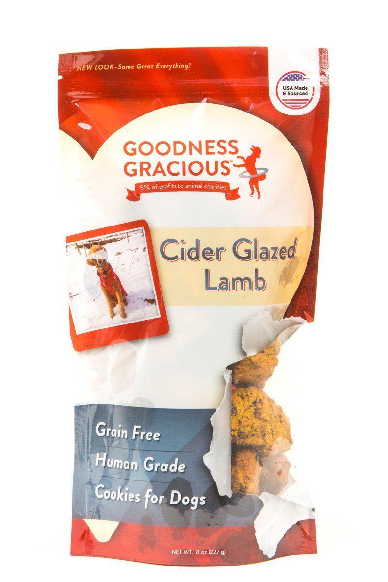 Goodness Gracious Dog Cookies Cider Glazed Lamb 8oz - Image 1