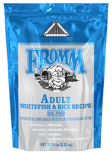 Fromm Adult Whitefish & Rice Recipe Dry Dog Food 5lb - Image 1