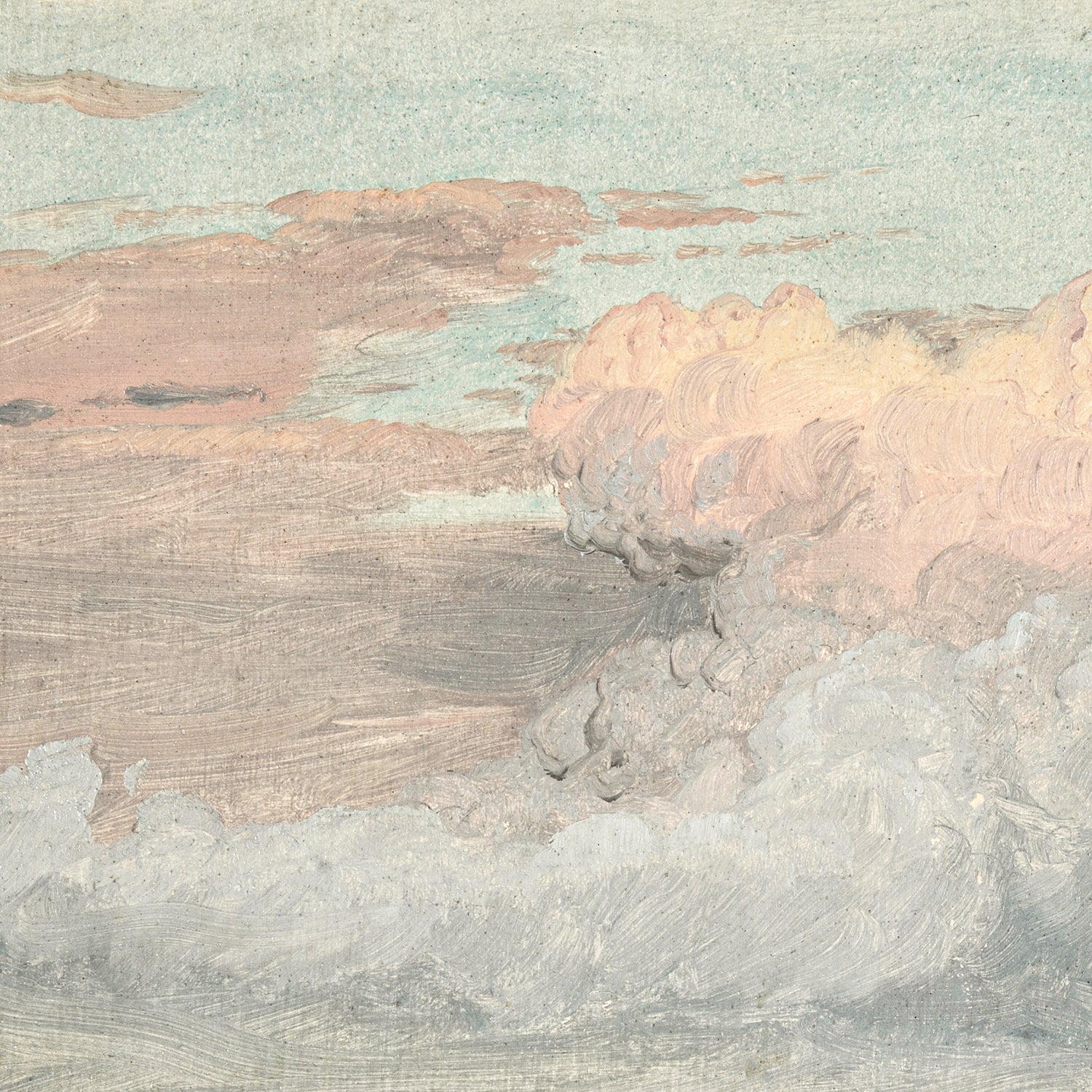 Hudson River School – Clouds, Hudson Valley C. 1870 - Image 2