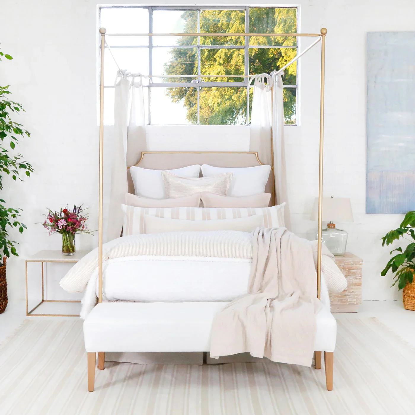 Lilly Ticking Duvet Cover