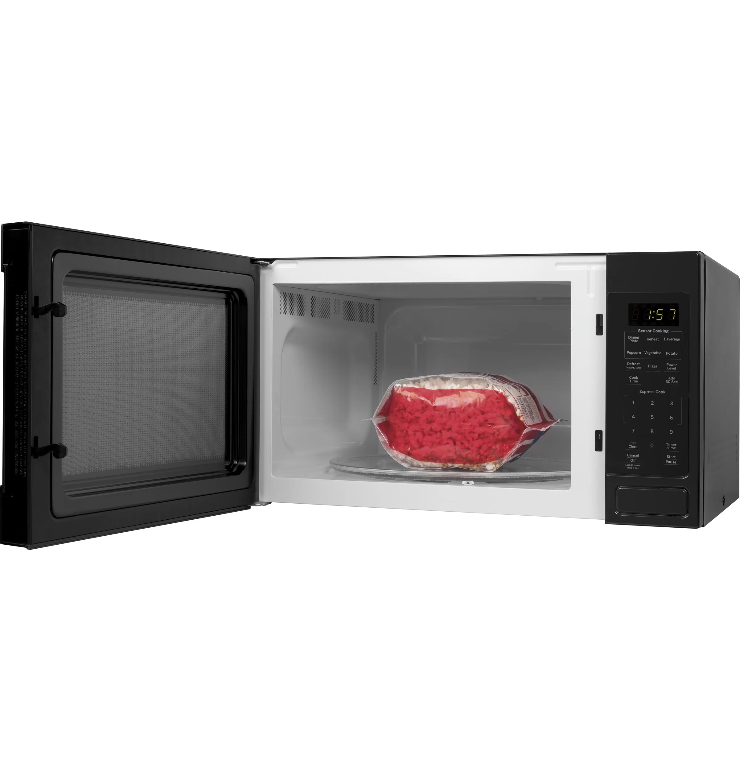 JES1657DMBB DZ200189 1.6 CU FT GE COUNTERTOP MICROWAVE - Image 3