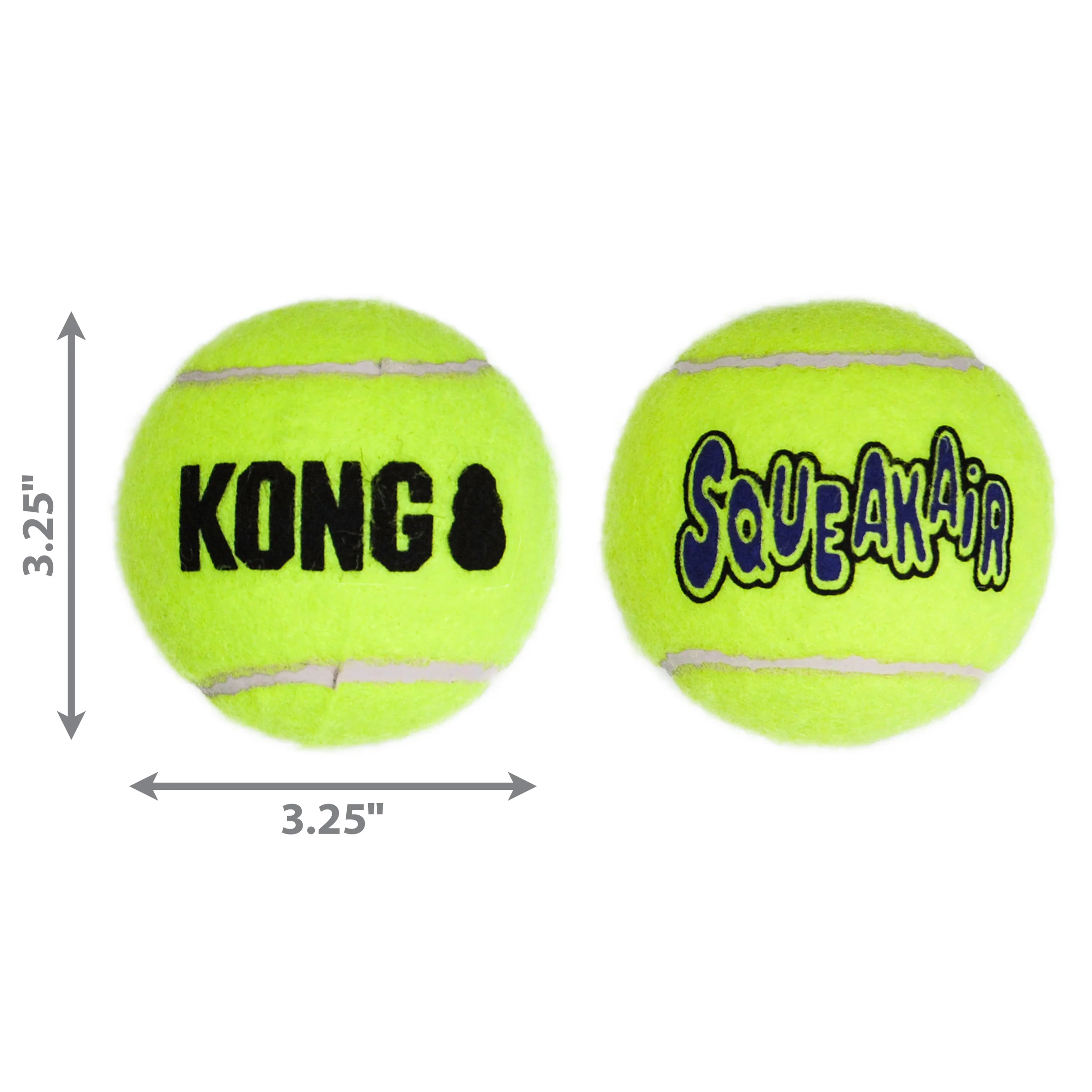 Kong Dog Toy SqueakAir Balls 2pk Large - Image 1