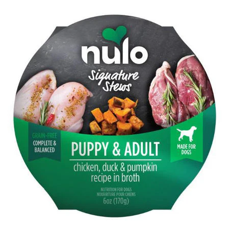Nulo Signature Stew Puppy & Adult Dog Food Chicken, Duck & Pumpkin 6oz - Image 1