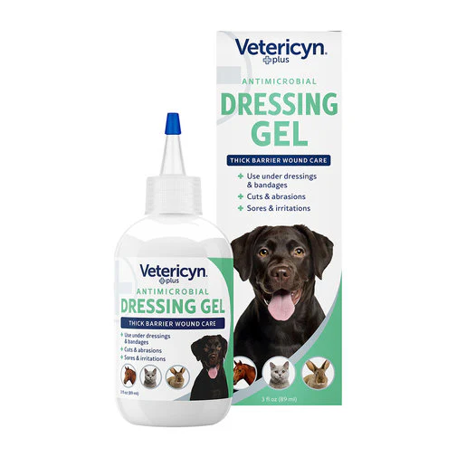 Vetericyn Plus Antimicrobial Wound Dressing Gel 3oz - Image 1