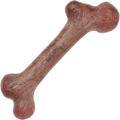 Pet Qwerks BarkBone Dinosaur Nylon Dog Bone Chew Toy  Steak Flavor  XXX-Large - Image 1