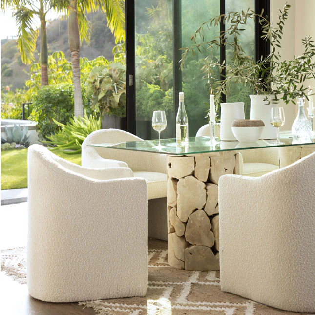 Roman Dining Chair, Cream - Image 2