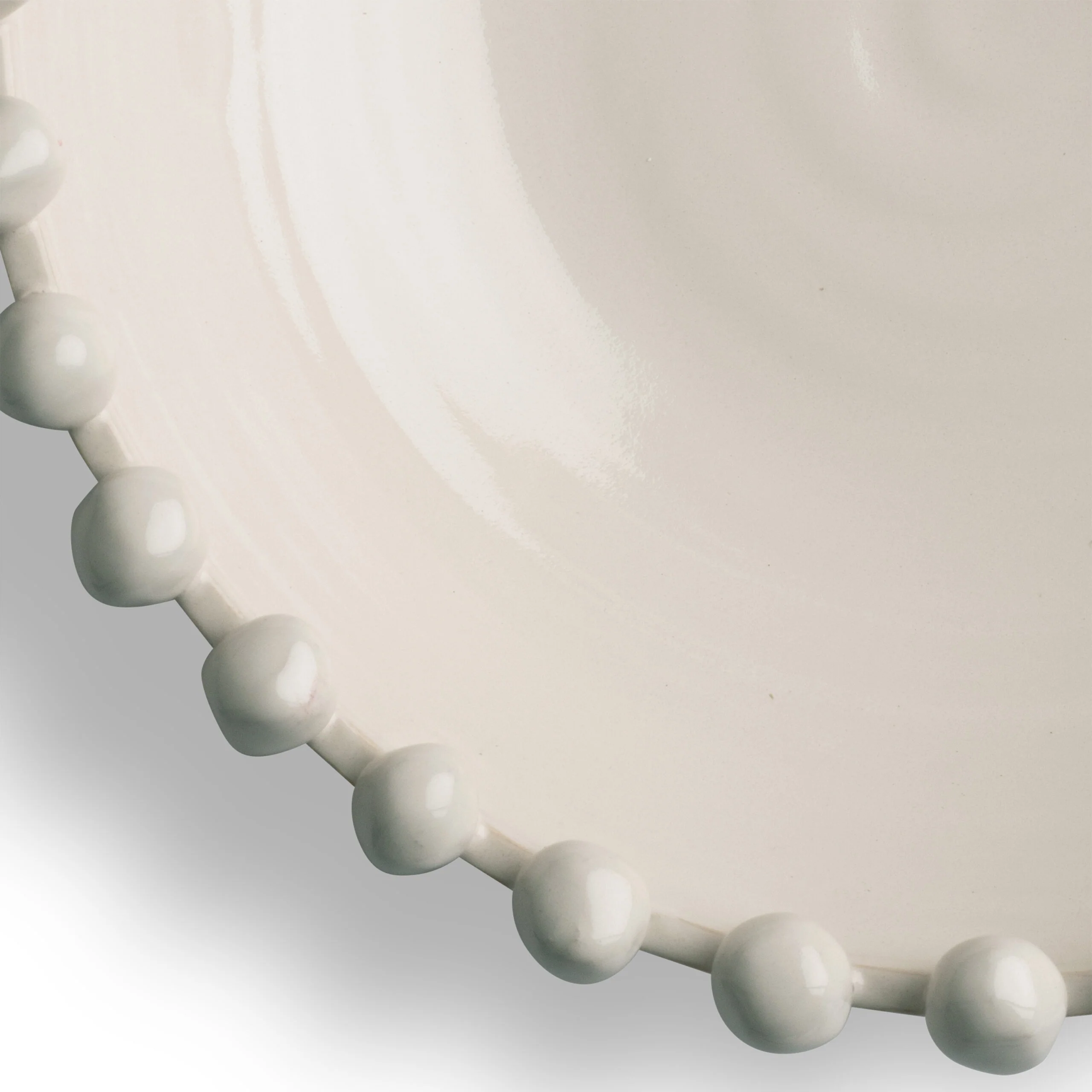 Riley Ceramic Bowl, White - Image 3