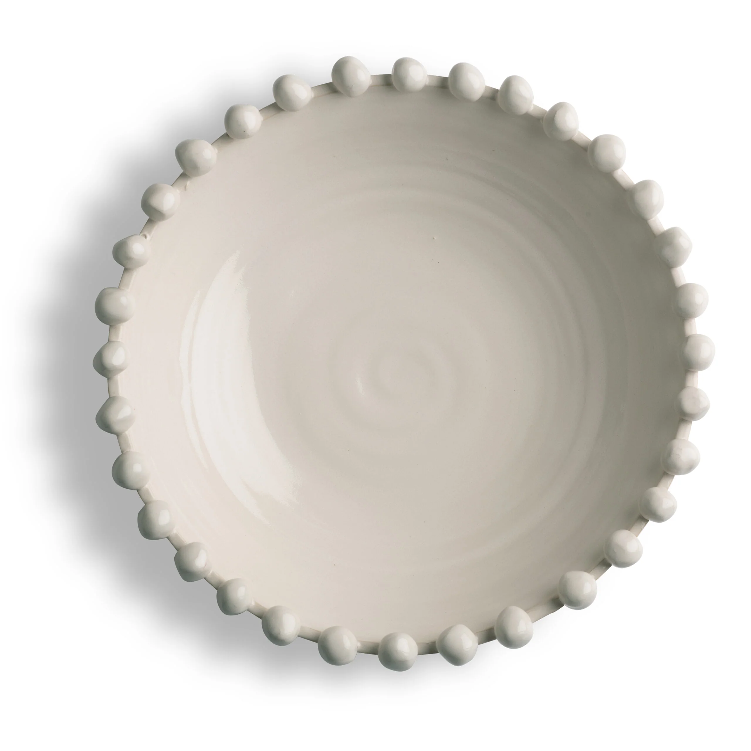 Riley Ceramic Bowl, White - Image 2