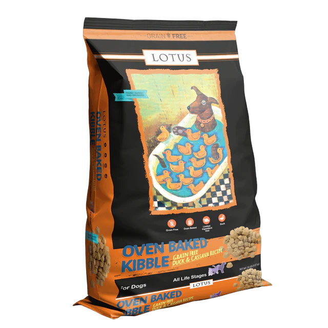 Lotus Regular Bites Duck Recipe  Dry Dog Food 20lb - Image 1