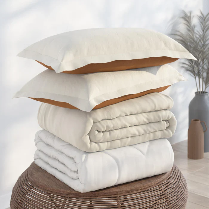 MWCNDVNPS-Q-IC PureCare Med Weight Duvet with Soft Touch Duvet Cover and Shams - Image 1