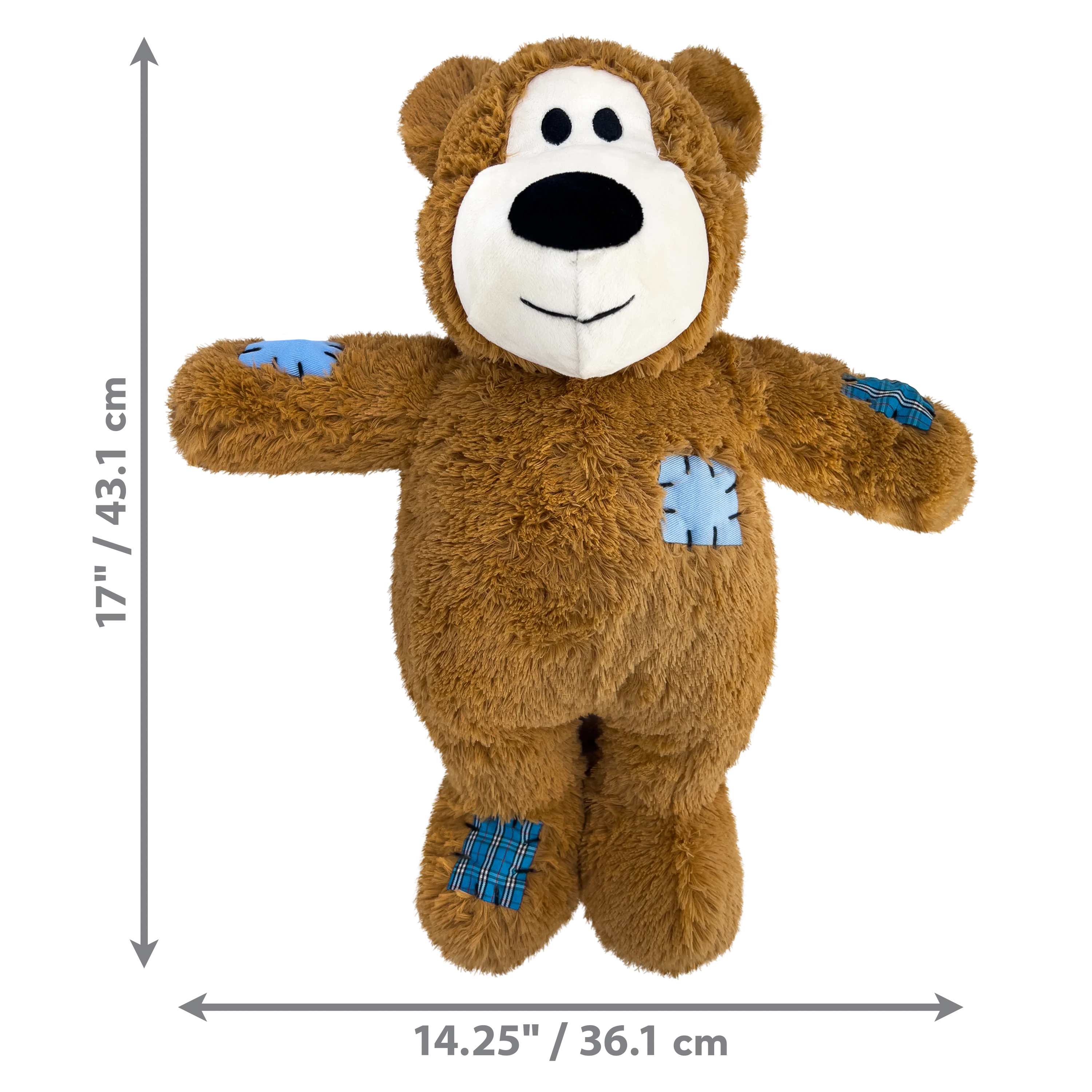 Kong Dog Toy Wild Knots Bear Jumbo Assorted - Image 1