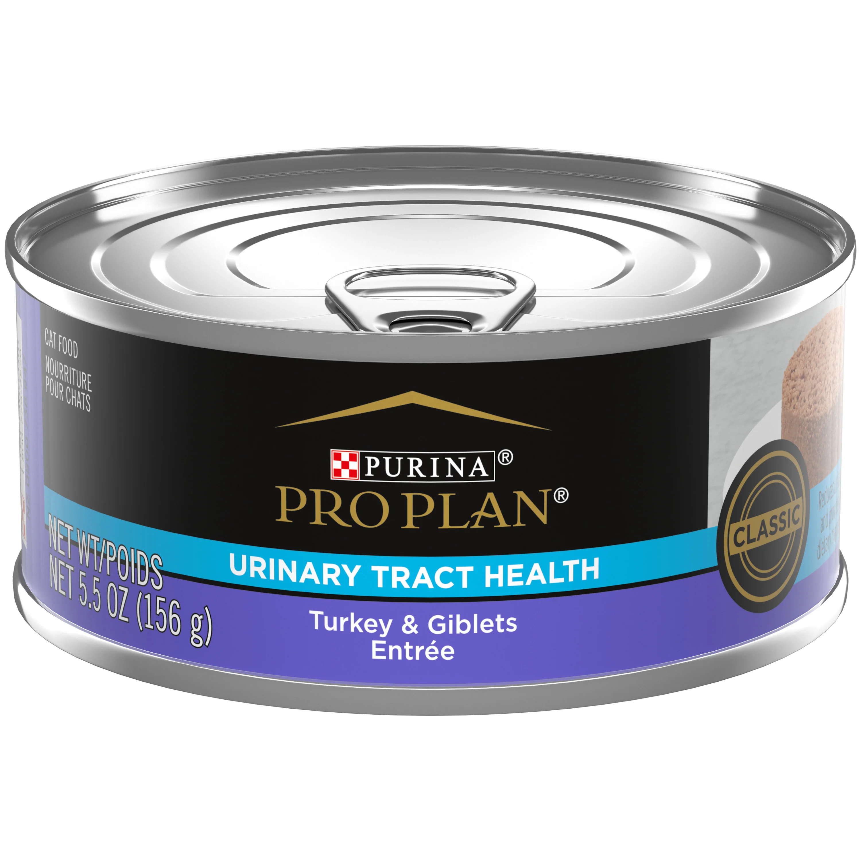 Purina Pro Plan Urinary Tract Cat Food Wet Pate, Urinary Tract Health Turkey and Giblets Entrée 5.5oz - Image 1