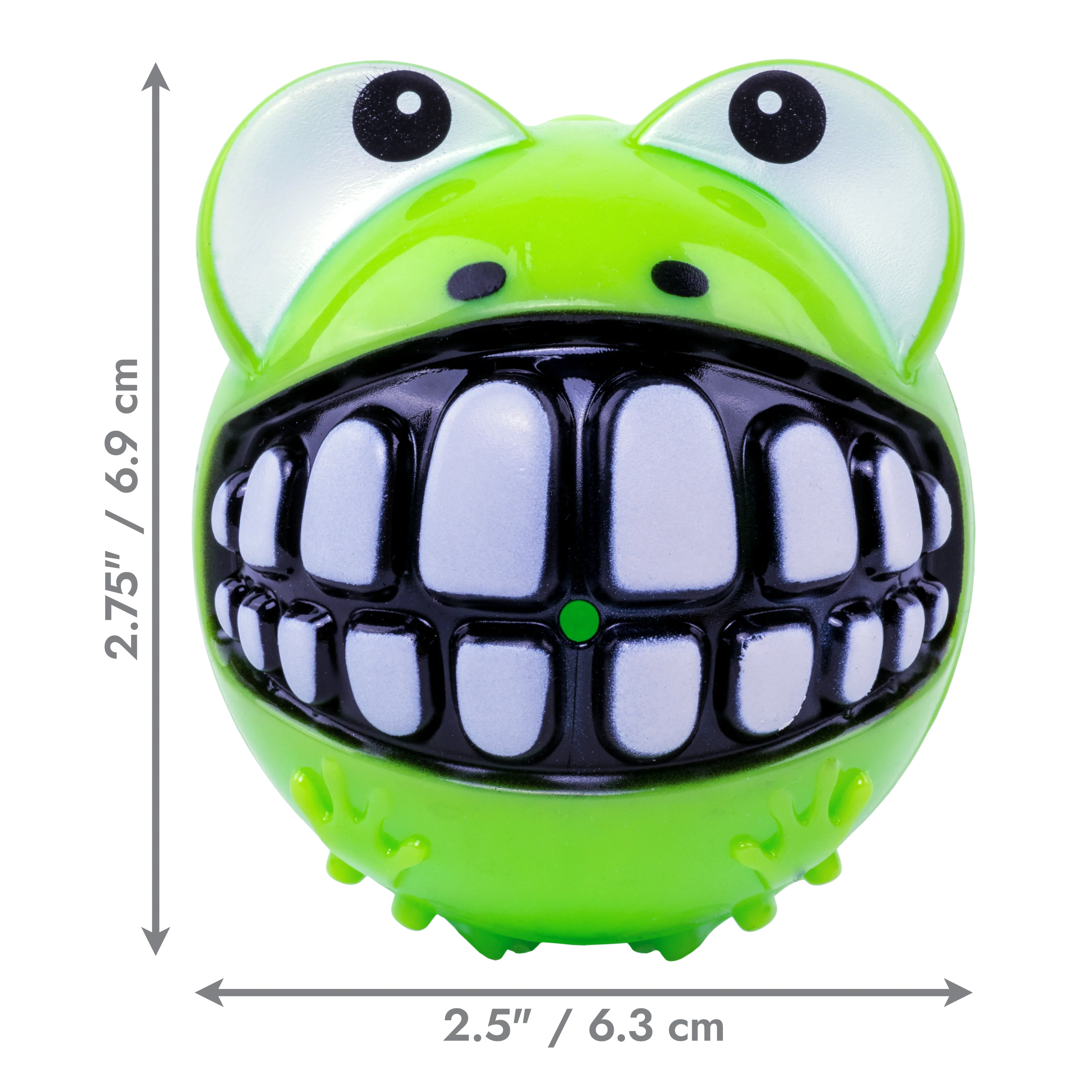 Kong Dog Toy Grinz Frog Medium - Image 1