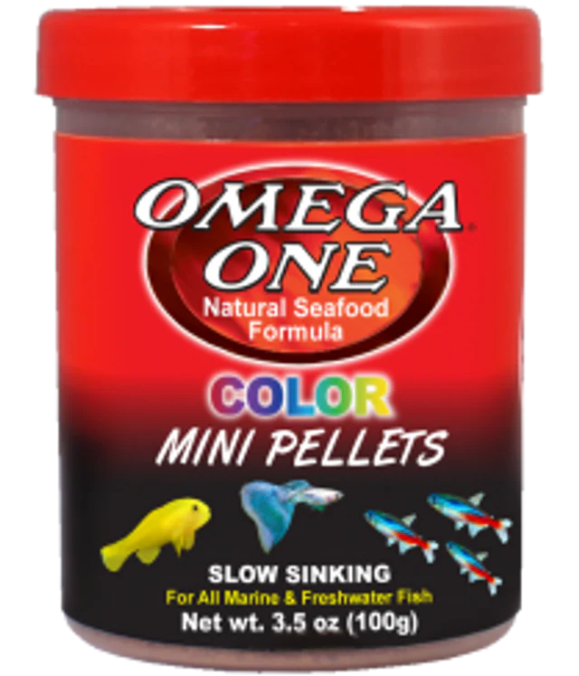 Omega One Color Mini Pellets 1.8 oz - Image 1