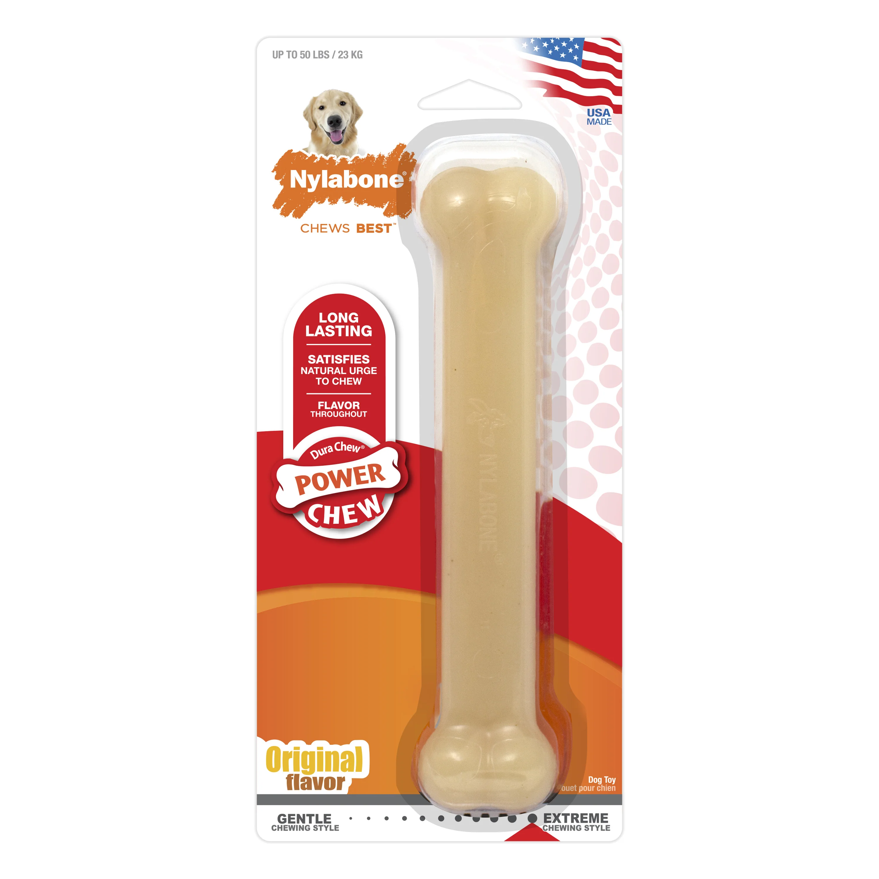 Nylabone Power Chew Dog Toy Original Large/Giant - Image 1