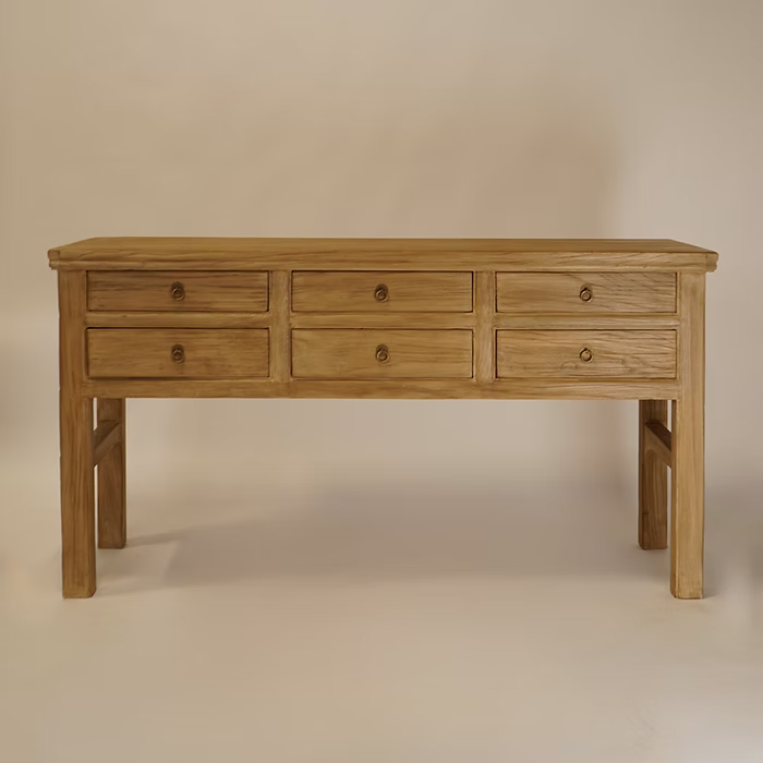 River Reclaimed Wood Console