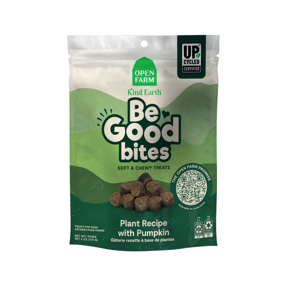Open Farm Be Good Bites Plant Recipe With Pumpkin Treats For Dogs 6oz Bag