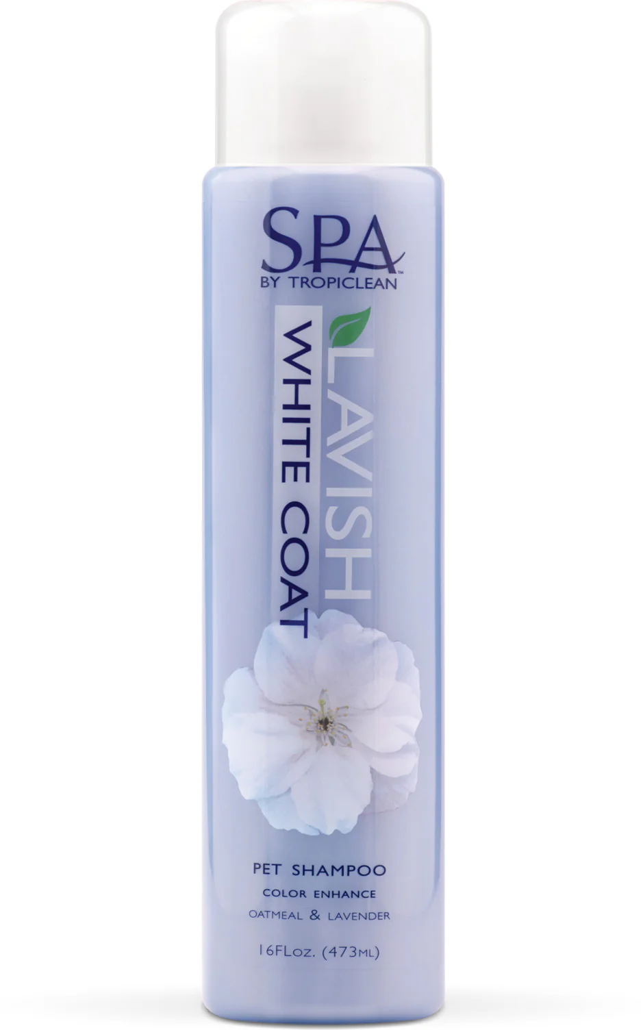 SPA by TropiClean Lavish White Coat Shampoo for Pets, 16oz - Image 1