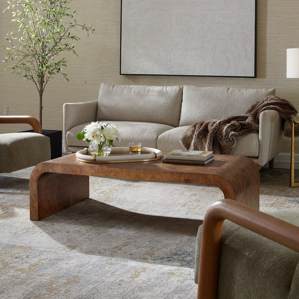Kara Burl Coffee Table - Image 2