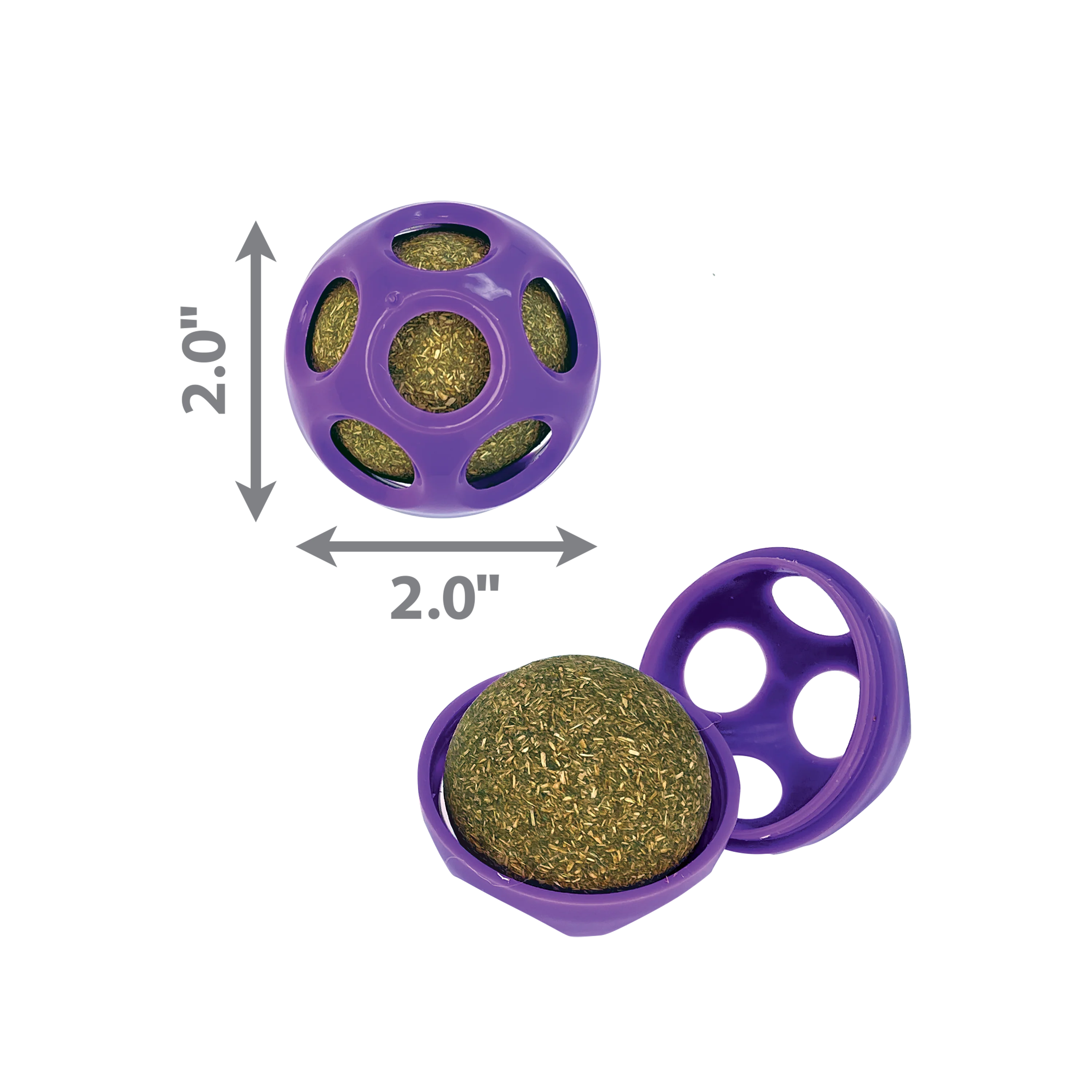 Kong Cat Toy Blissy Moon Ball w/Catnip - Image 1