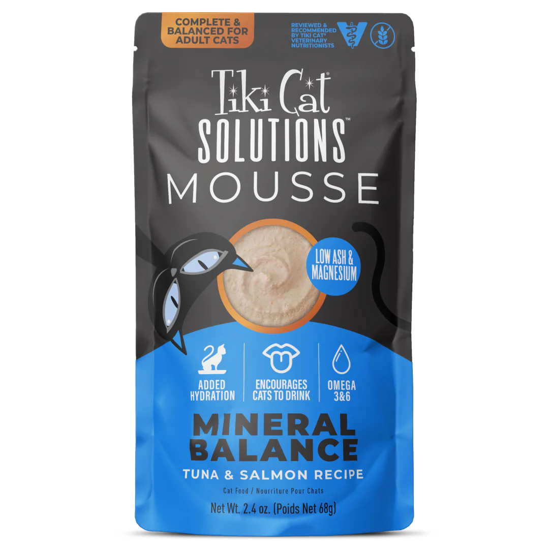 Tiki Cat Solutions Mousse Mineral Balance Tuna&Slm 2.4oz - Image 1