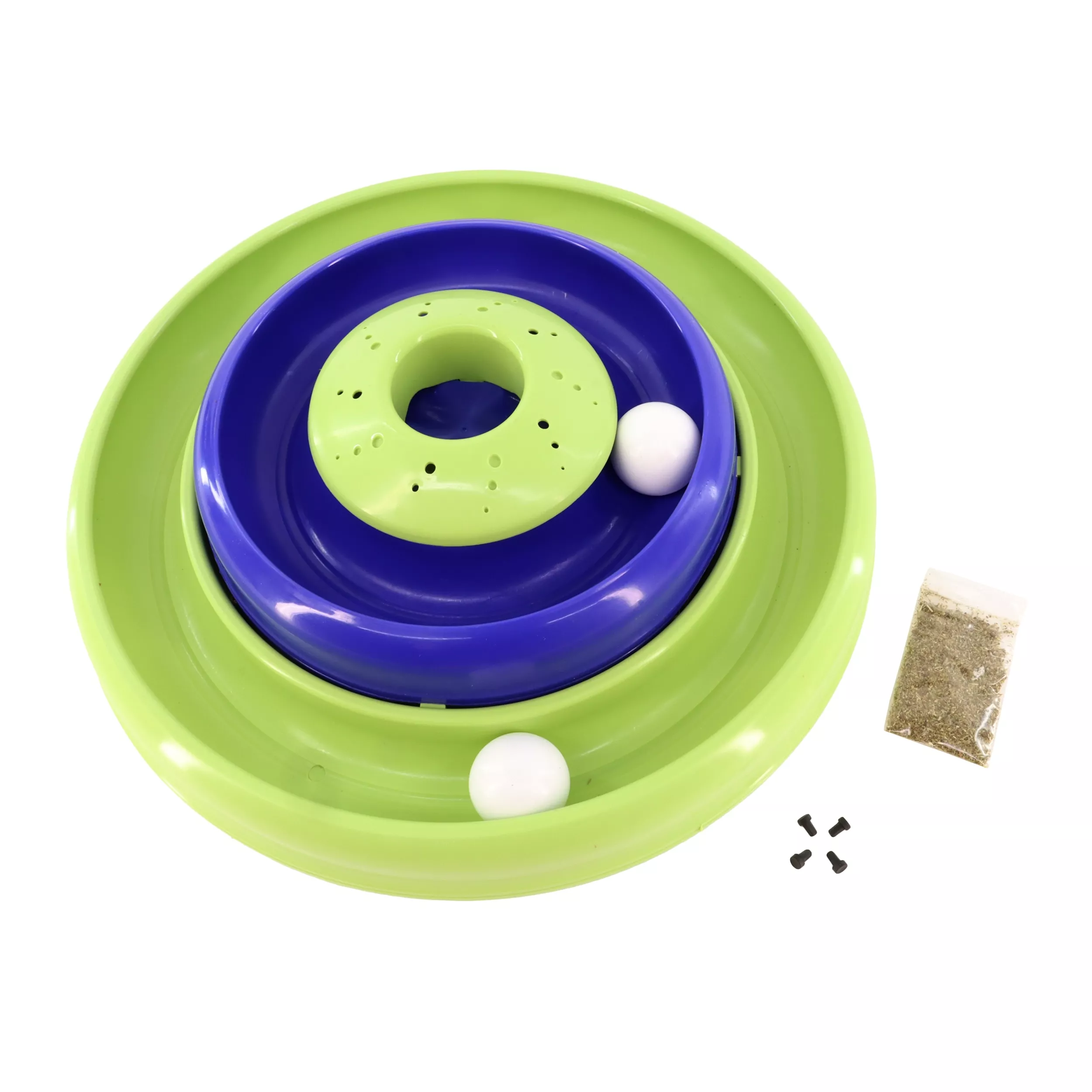 Coastal Bergan Turbo Hurricane Cat Toy with Balls and Catnip - Image 1