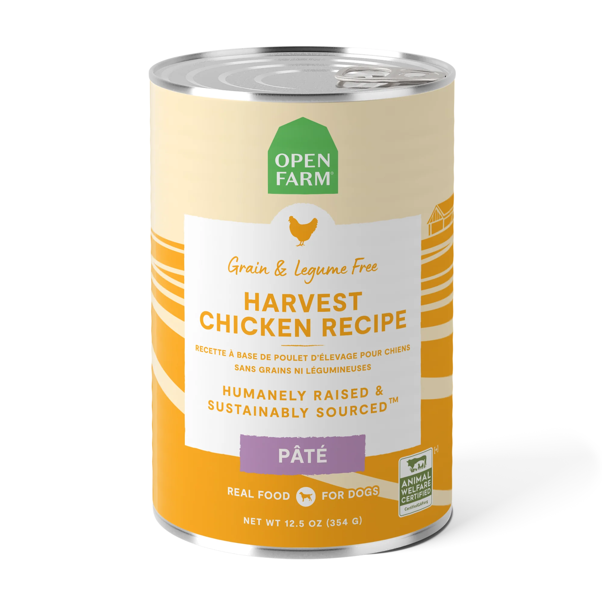 Open Farm Harvest Chicken Pâté For Dogs 12.5oz Can