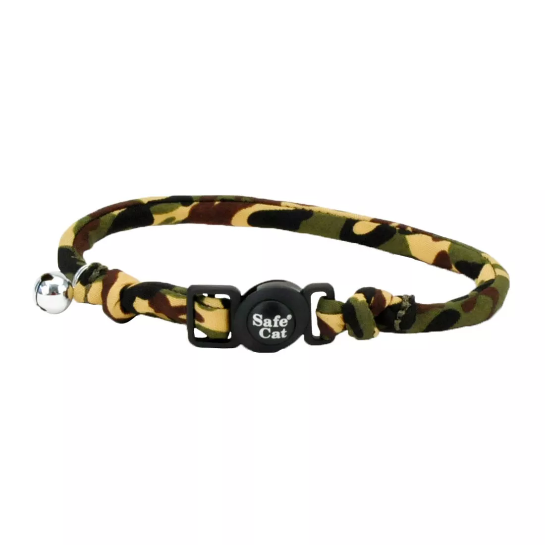 Coastal Safe Cat 3/8in Wide 8-12in Round Fashion Collar Camo - Image 1