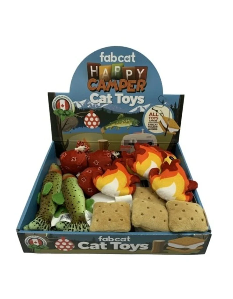 Fab Cat Catnip Cat Toys Happy Camper Assorted Toy - Image 1