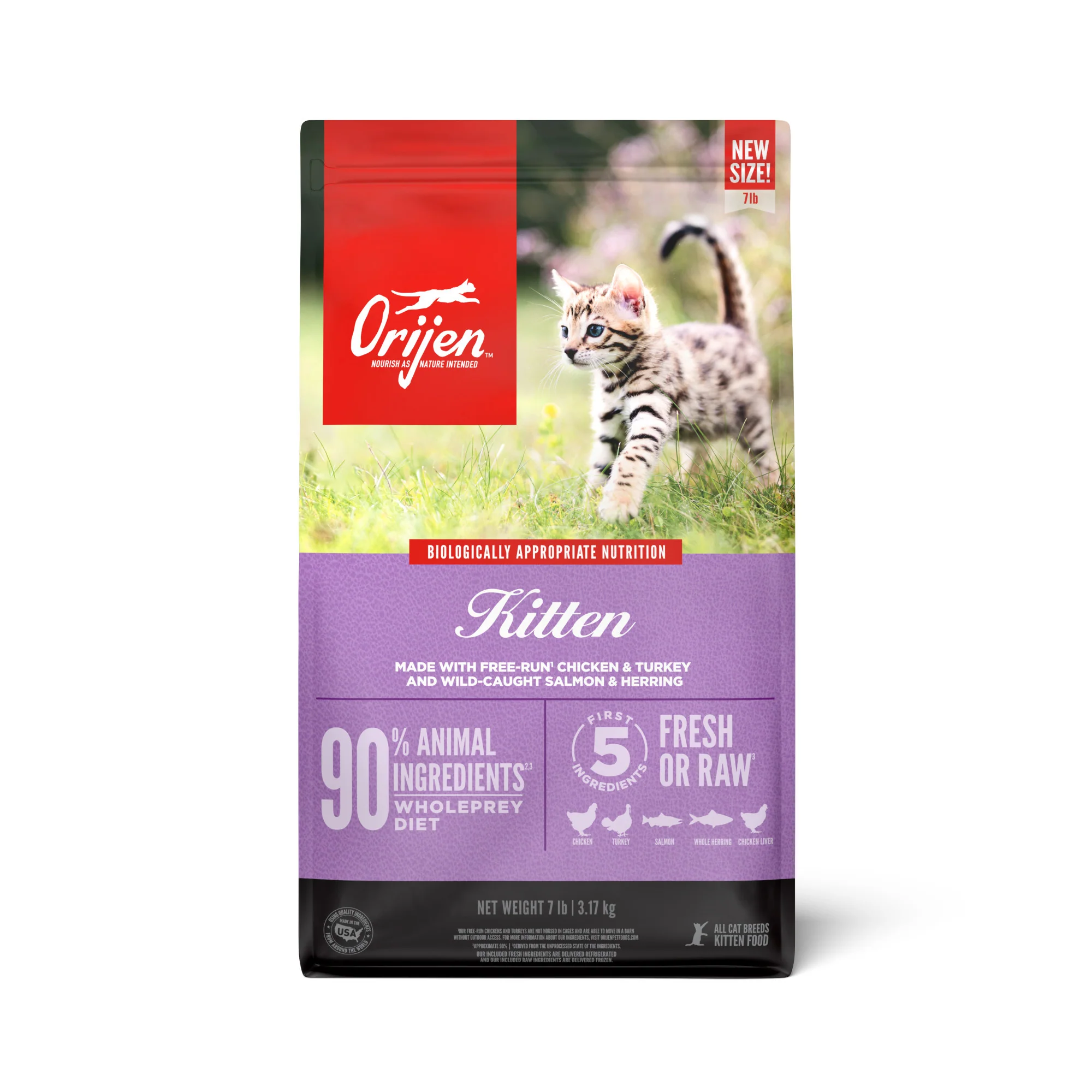 Orijen Dry Kitten food 7LB - Image 1