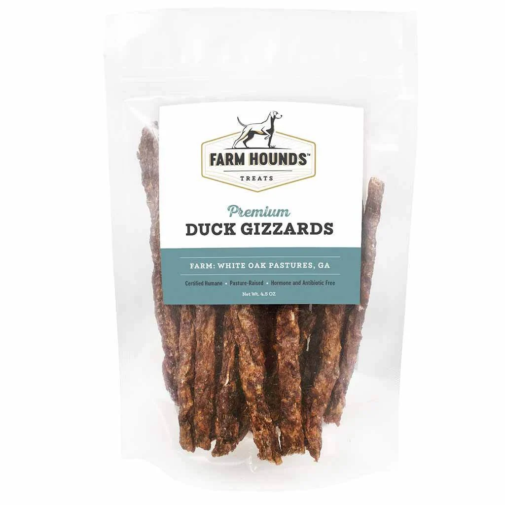 Farm Hounds Duck Gizzard Sticks Dog Treats 4.5oz - Image 1