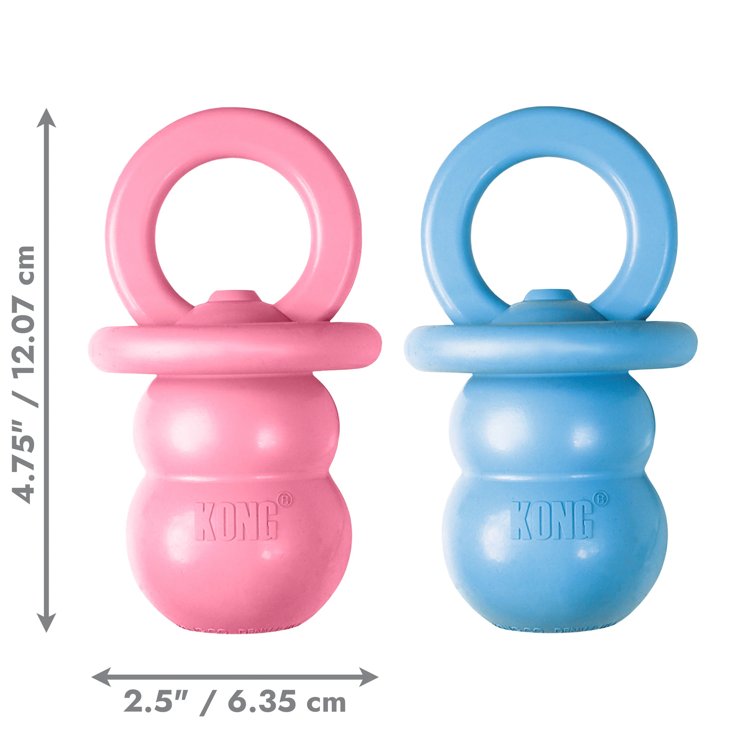 Kong Dog Toy KONG Puppy Binkie Small Assorted - Image 1