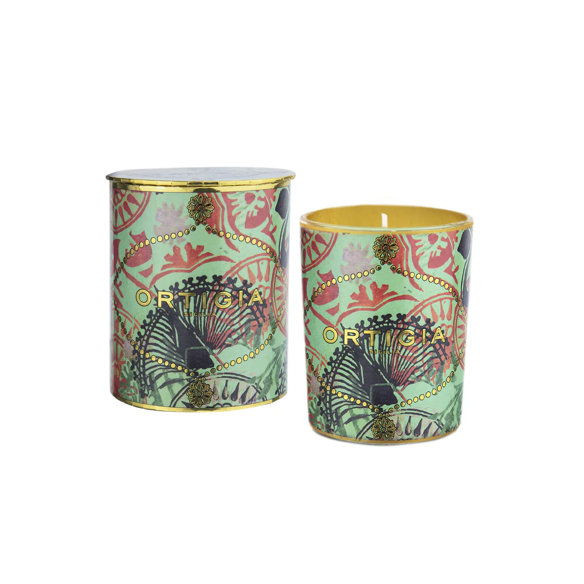 Fico Decorated Candle