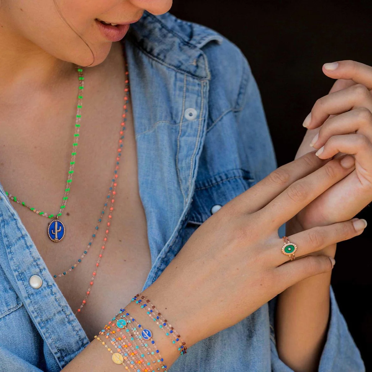 gigiCLOZEAU Classic Bracelet - Fire - Image 2