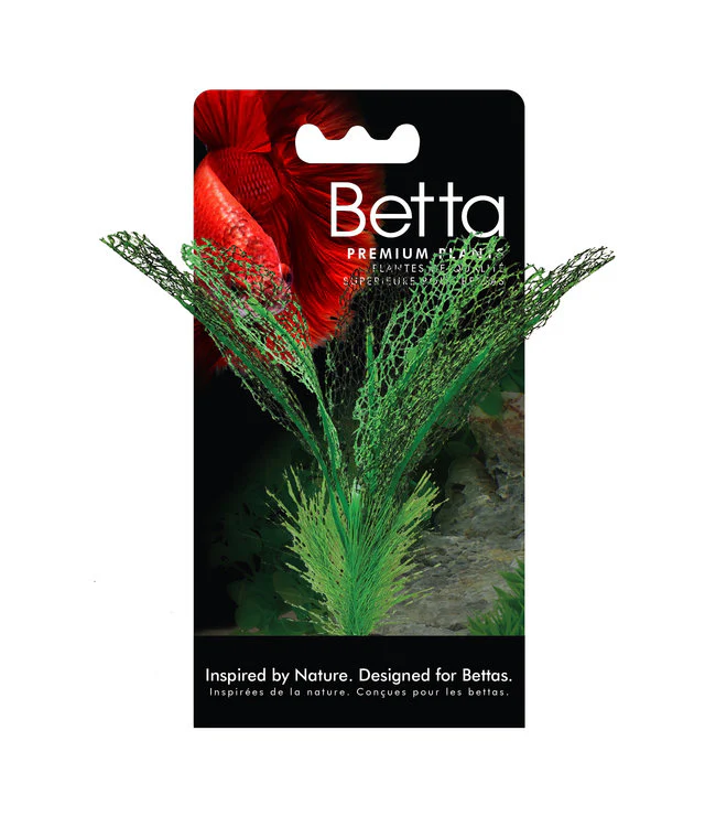 Fluval Betta Madagascar Lace Plant, Plastic Plant Aquarium Decoration - Image 1
