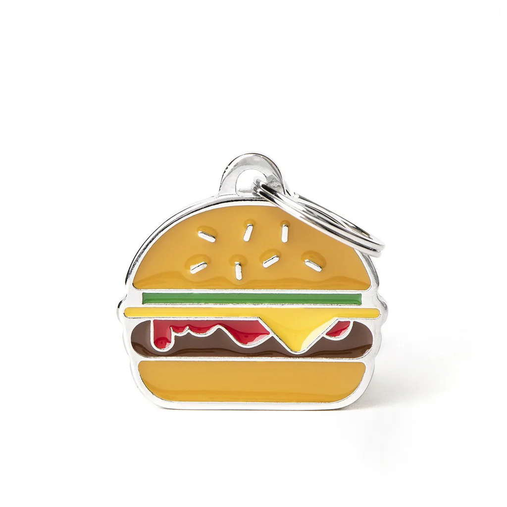 My Family ID Food Burger ID Tag - Image 1