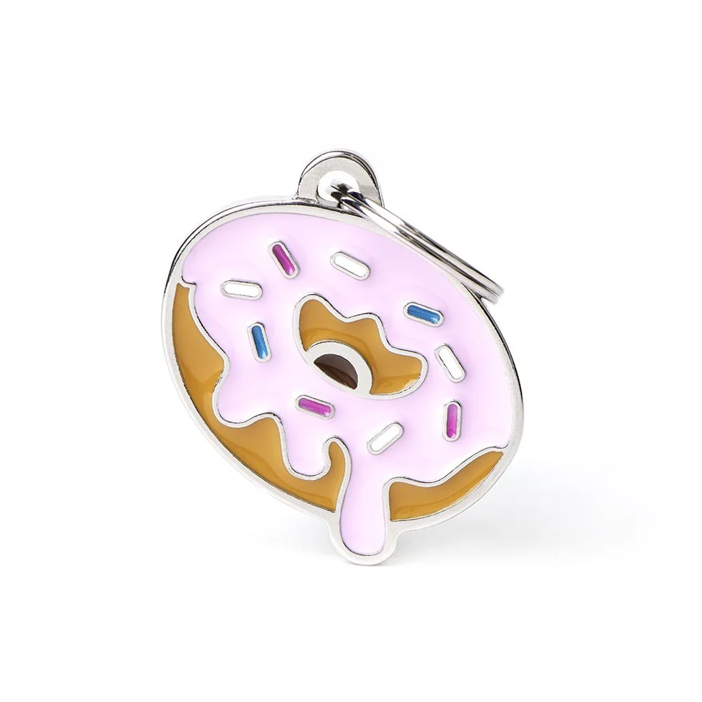 My Family ID Food Donut ID Tag - Image 1