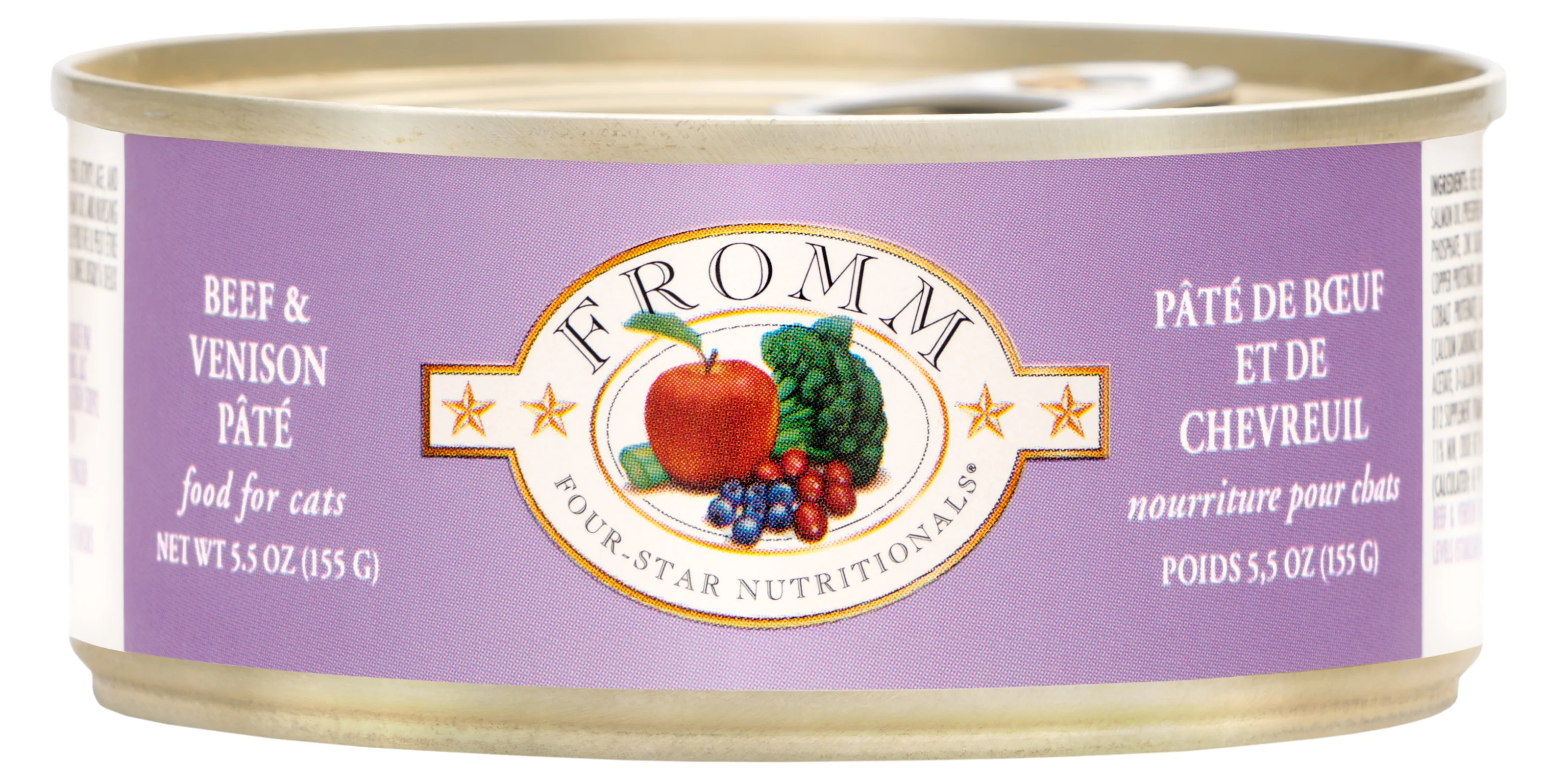Fromm Four-Star Nutritionals Beef & Venison Pâté Food for Cats 5.5 oz - Image 1