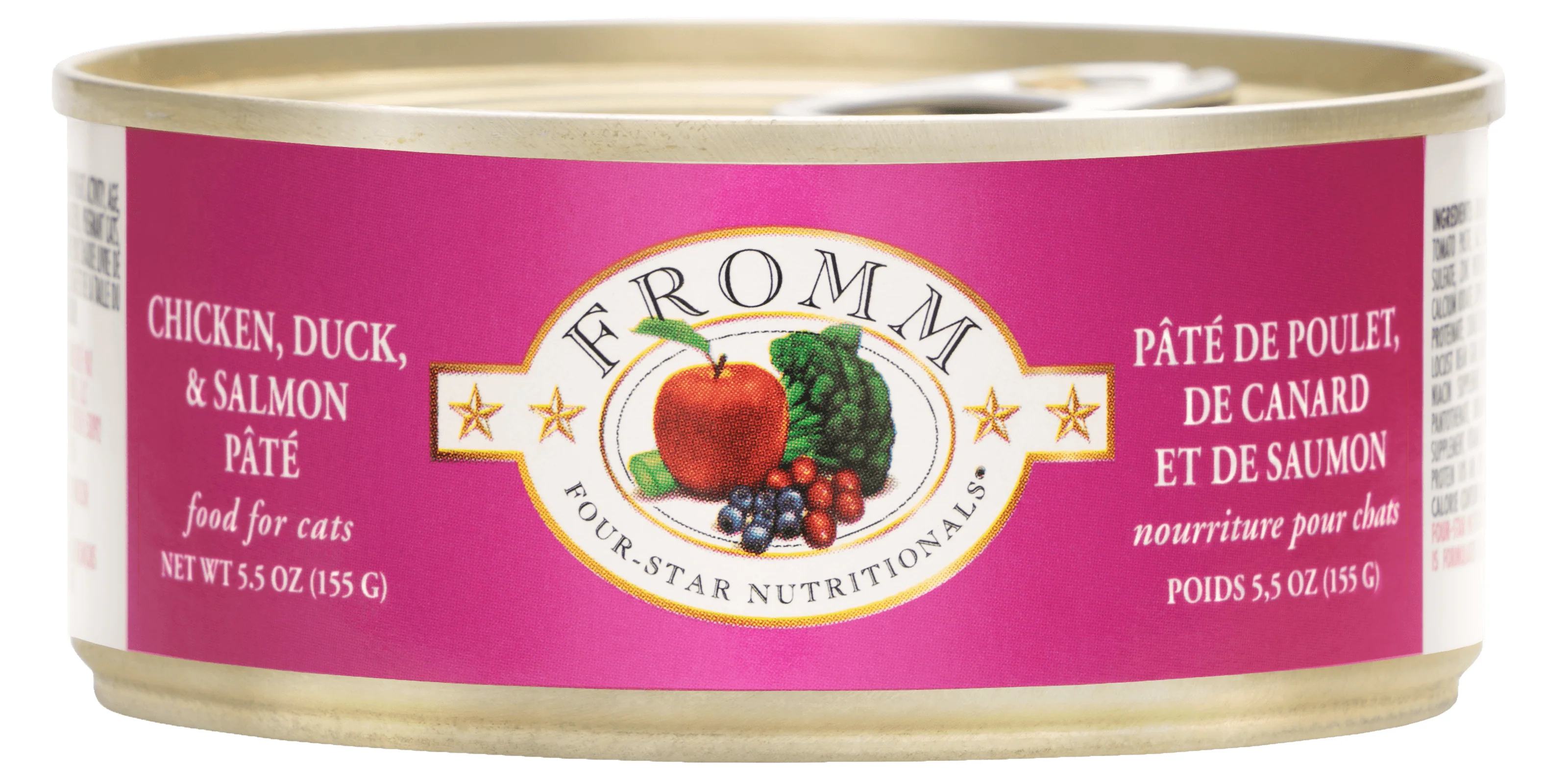 Fromm Four-Star Nutritionals® Chicken, Duck, & Salmon Pâté Food for Cats 5.5 oz - Image 1