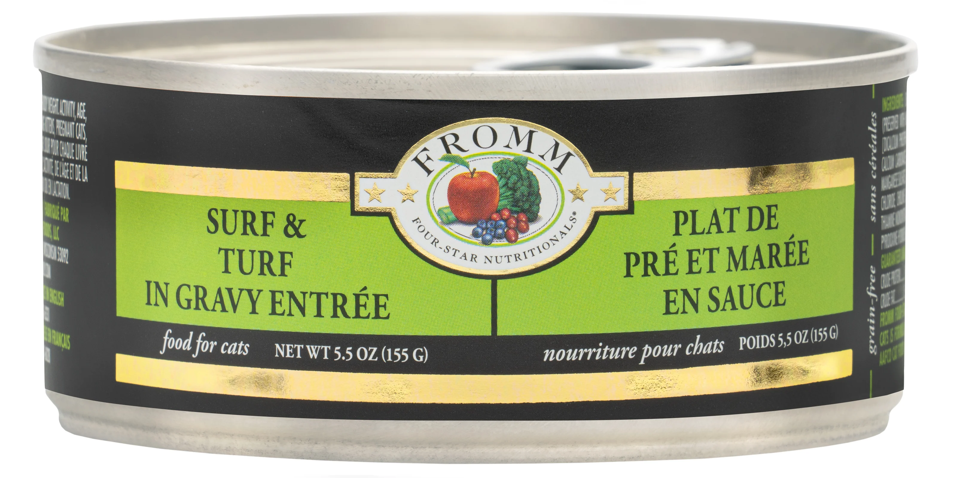 Fromm Four-Star Nutritionals® Surf & Turf in Gravy Entrée Food for Cats 5.5 oz - Image 1