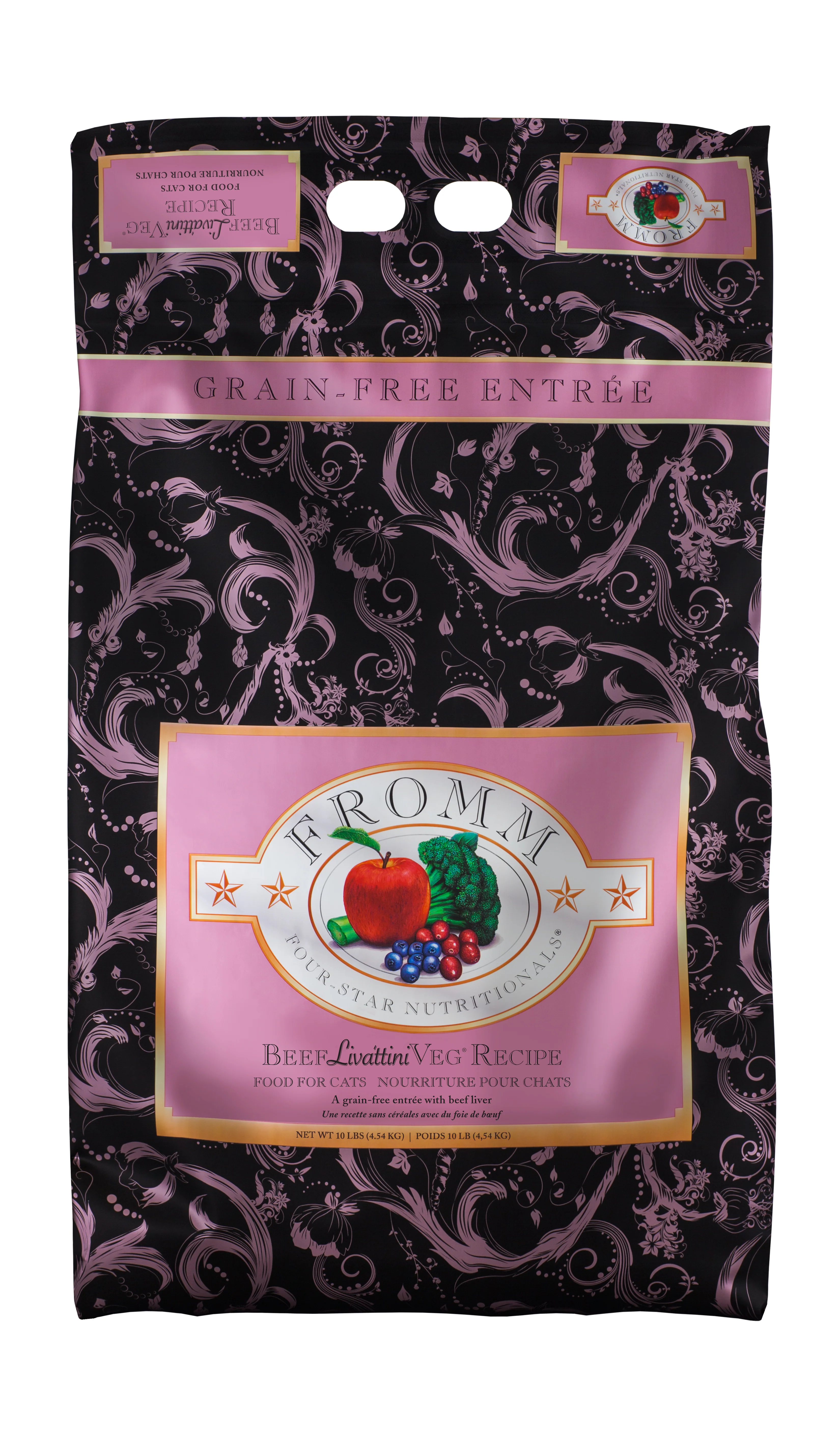 Fromm Four-Star Nutritionals® Beef Liváttini Veg® Food for Cats 10 lb - Image 1