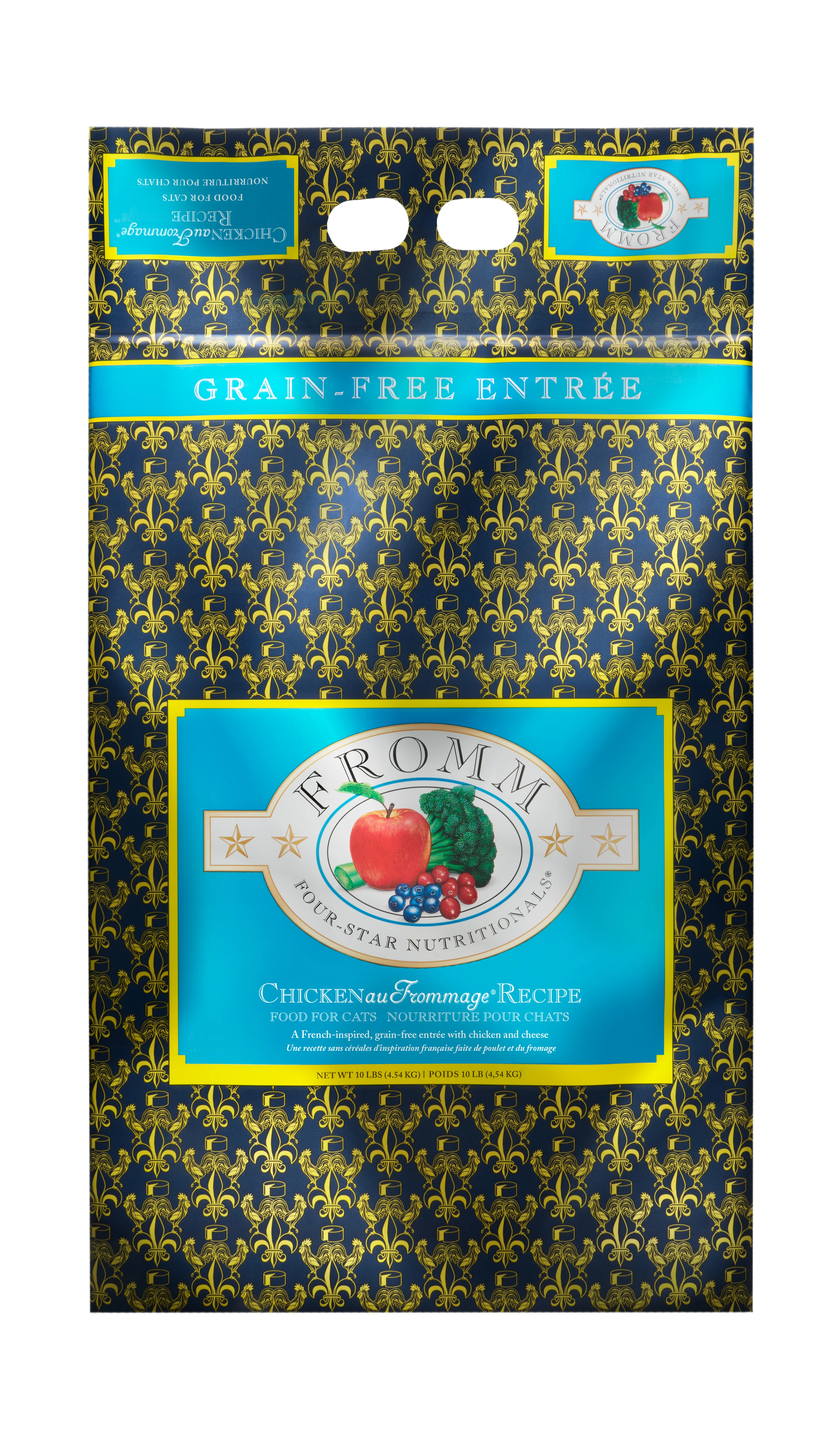 Fromm Cat Four-Star Grain Free Chicken Au Frommage 10lb Bag - Image 1