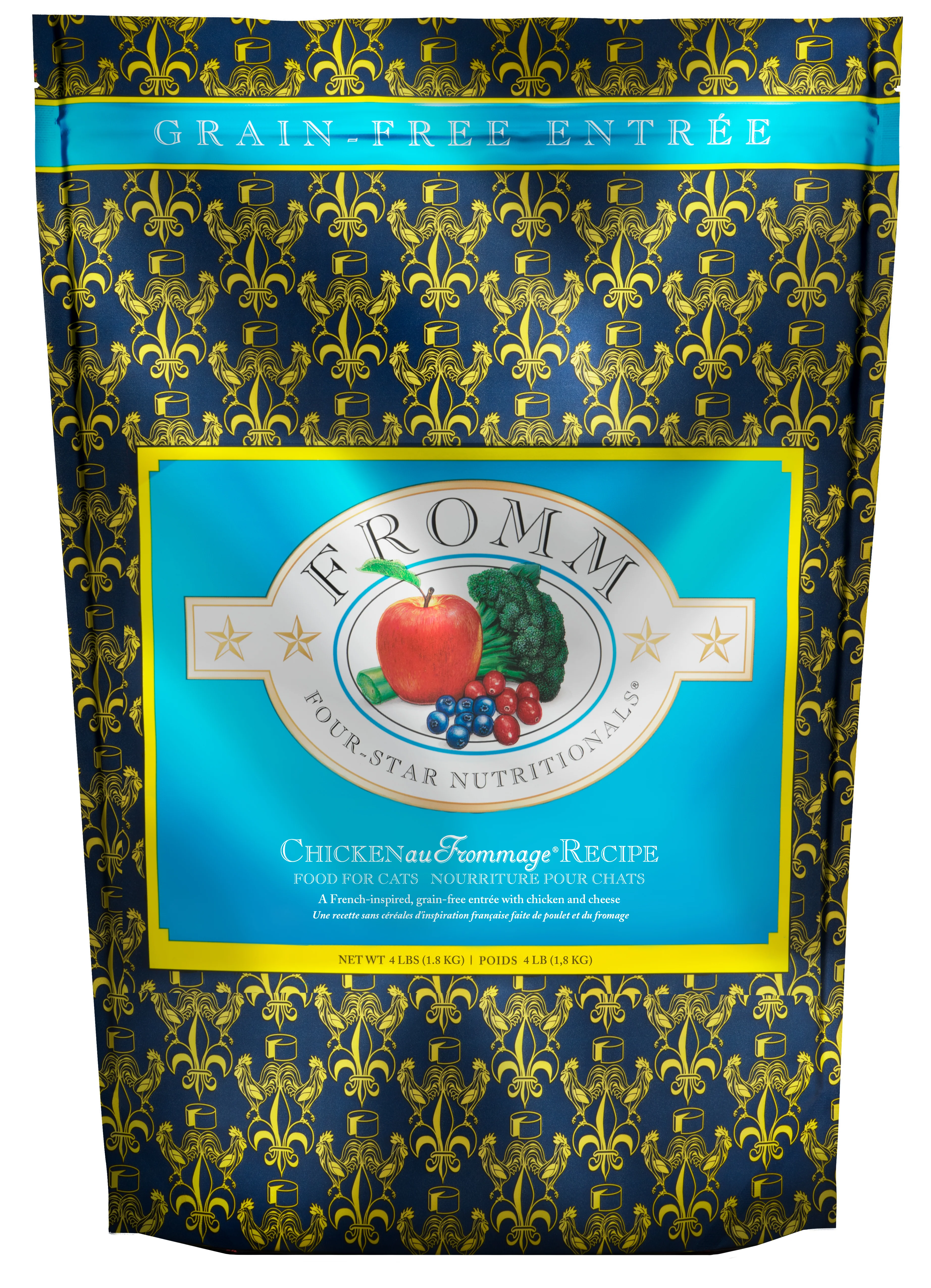 Fromm Four-Star Nutritionals®  Chicken Au Frommage® Recipe Food for Cats 4 lb - Image 1