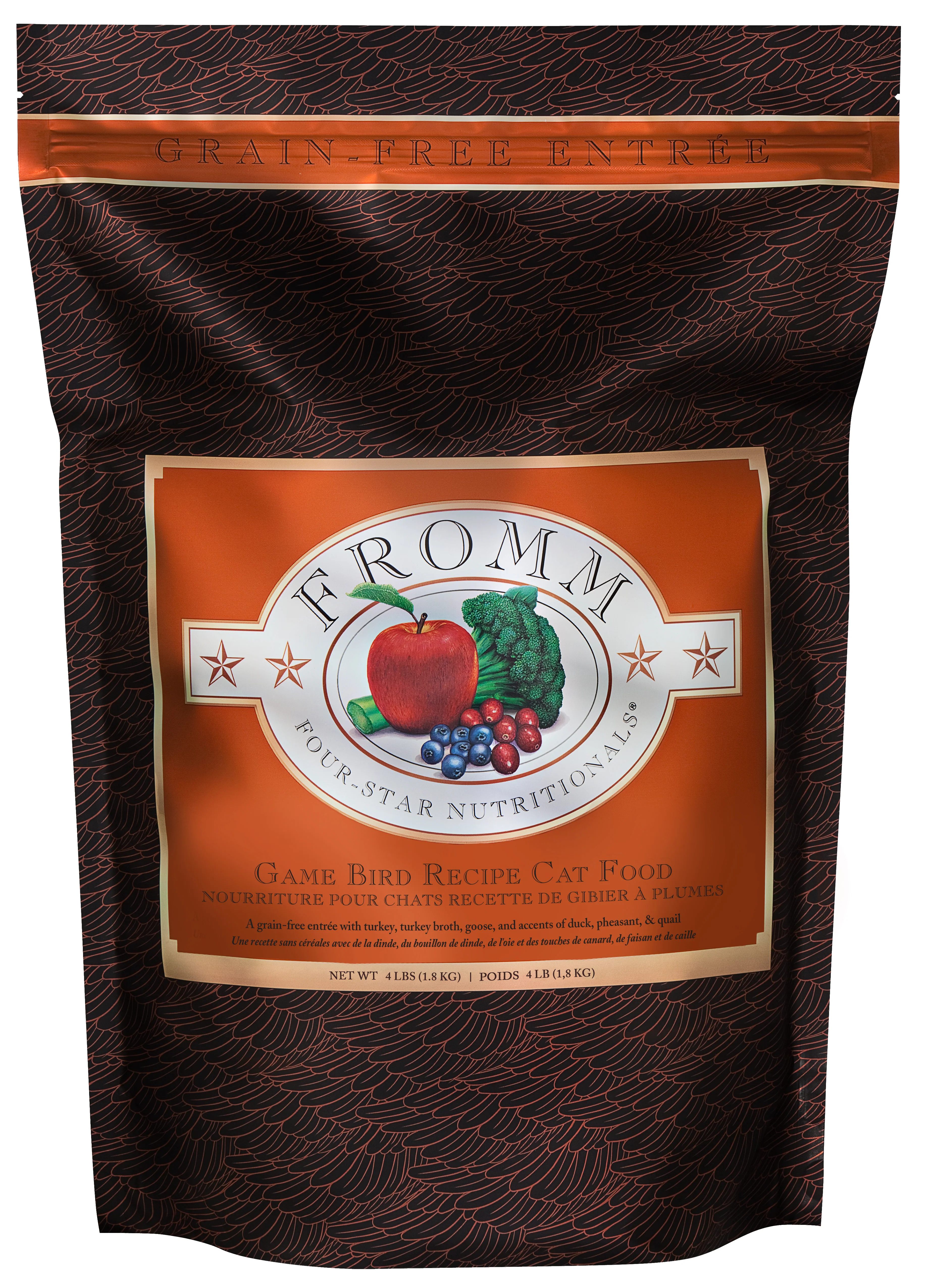Fromm Four-Star Nutritionals® Game Bird Recipe Cat Food 4 lb - Image 1