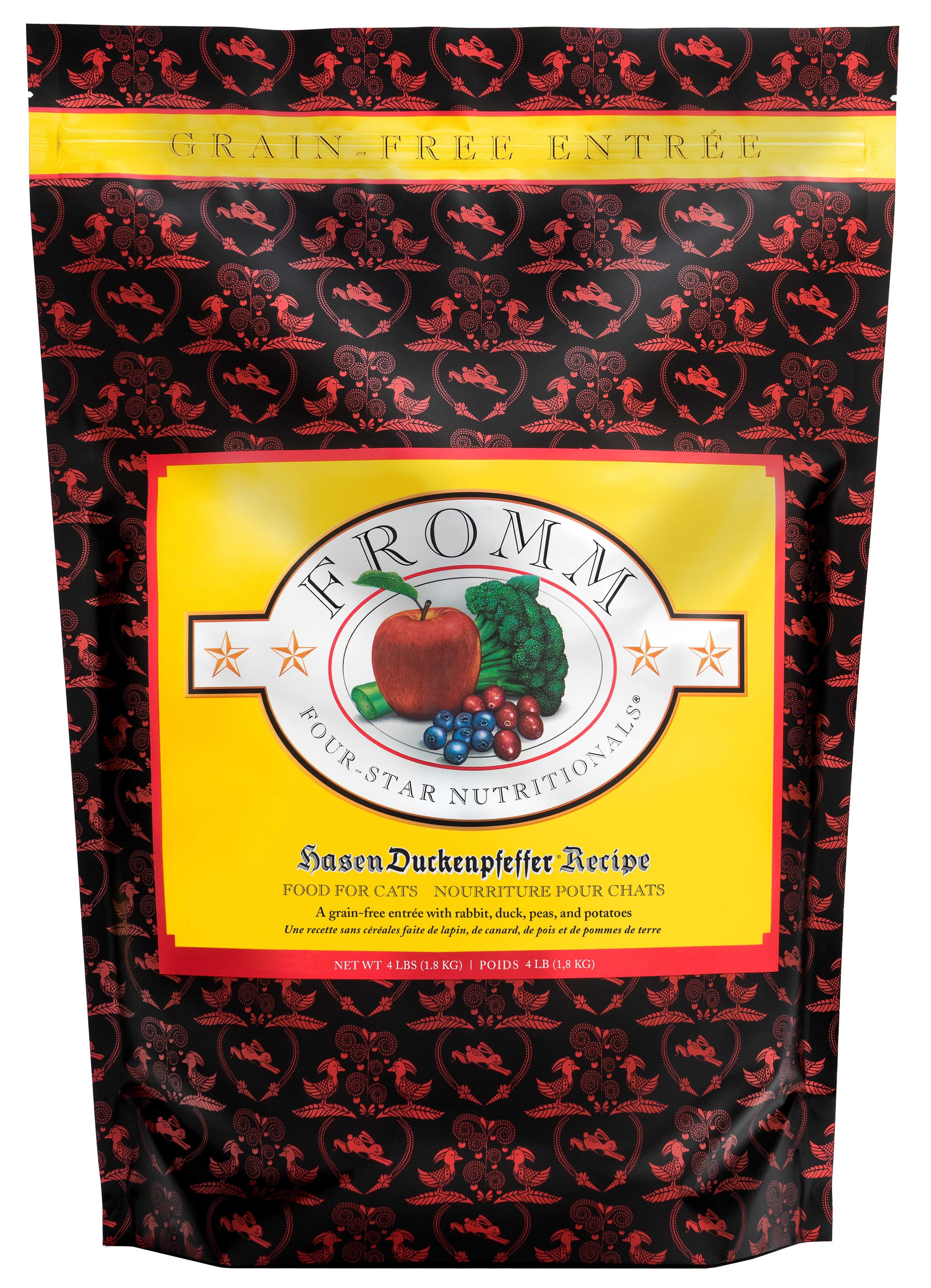 Fromm Four-Star Nutritionals® Hasen Duckenpfeffer® Food for Cats 4 lb - Image 1