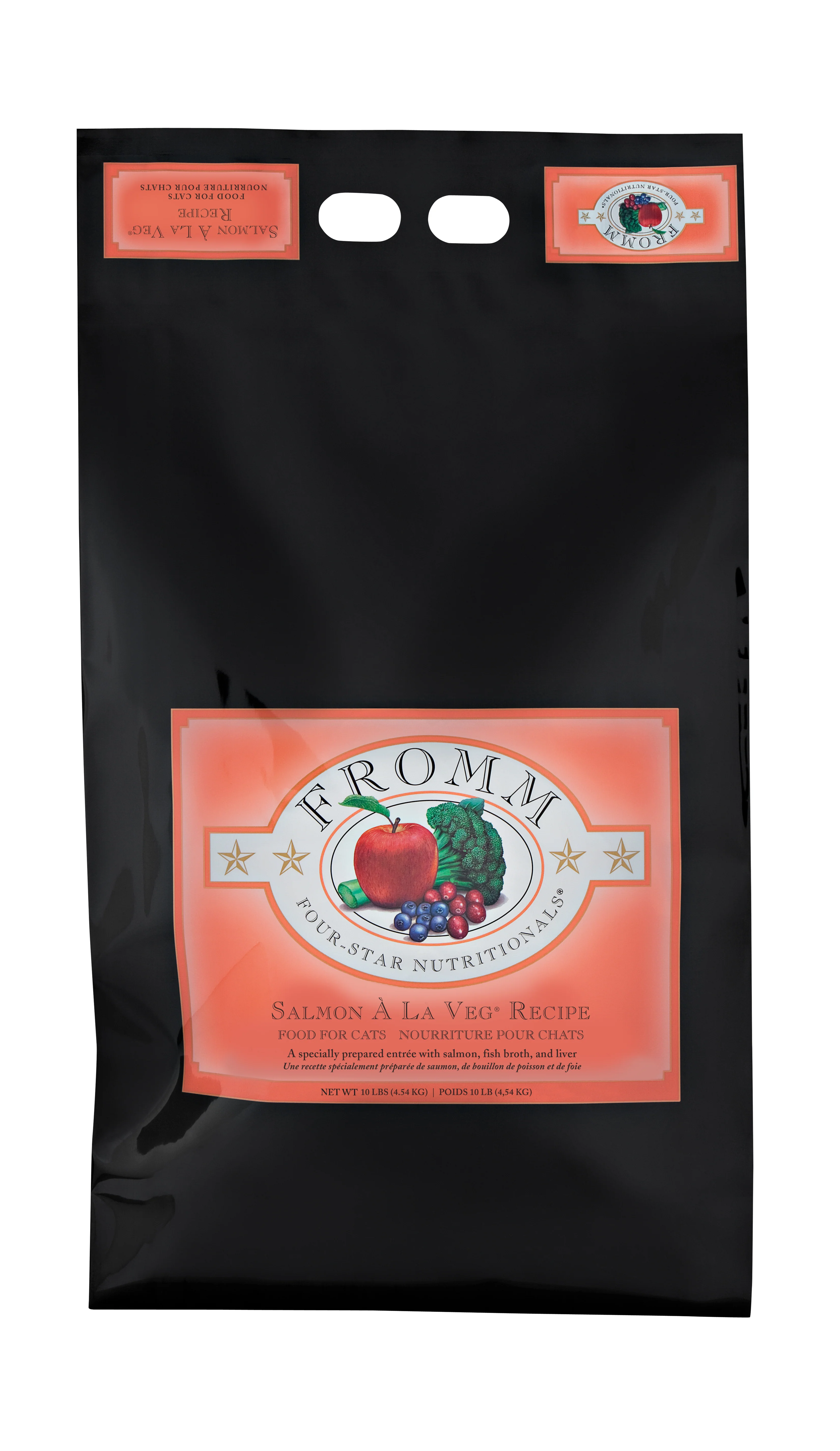 Fromm Four-Star Nutritionals® Salmon a la Veg Recipe Cat Food 10 lb - Image 1