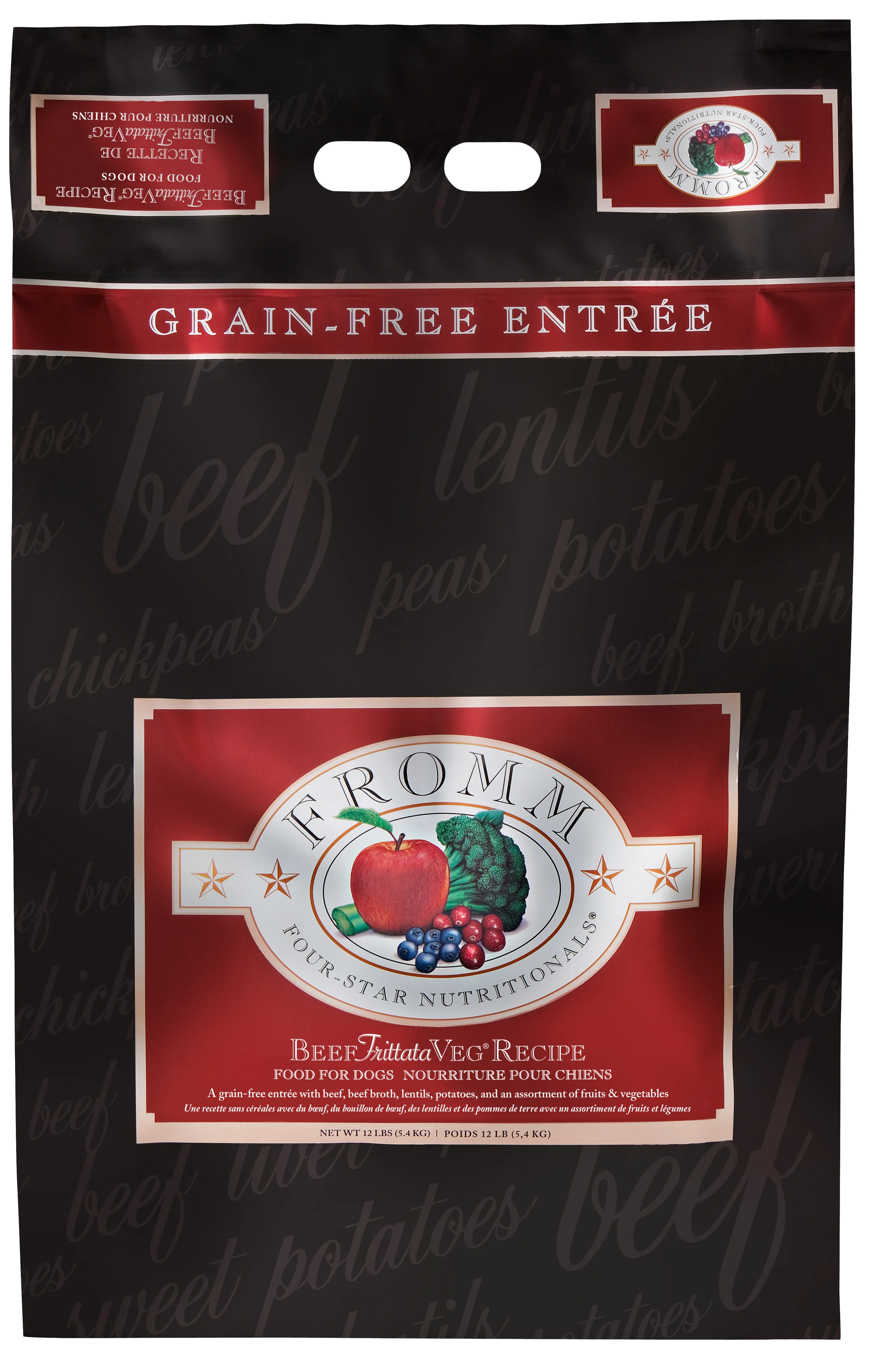 Fromm Four-Star Nutritionals®  Beef Frittata Veg® Recipe Food for Dogs 12 lb - Image 1