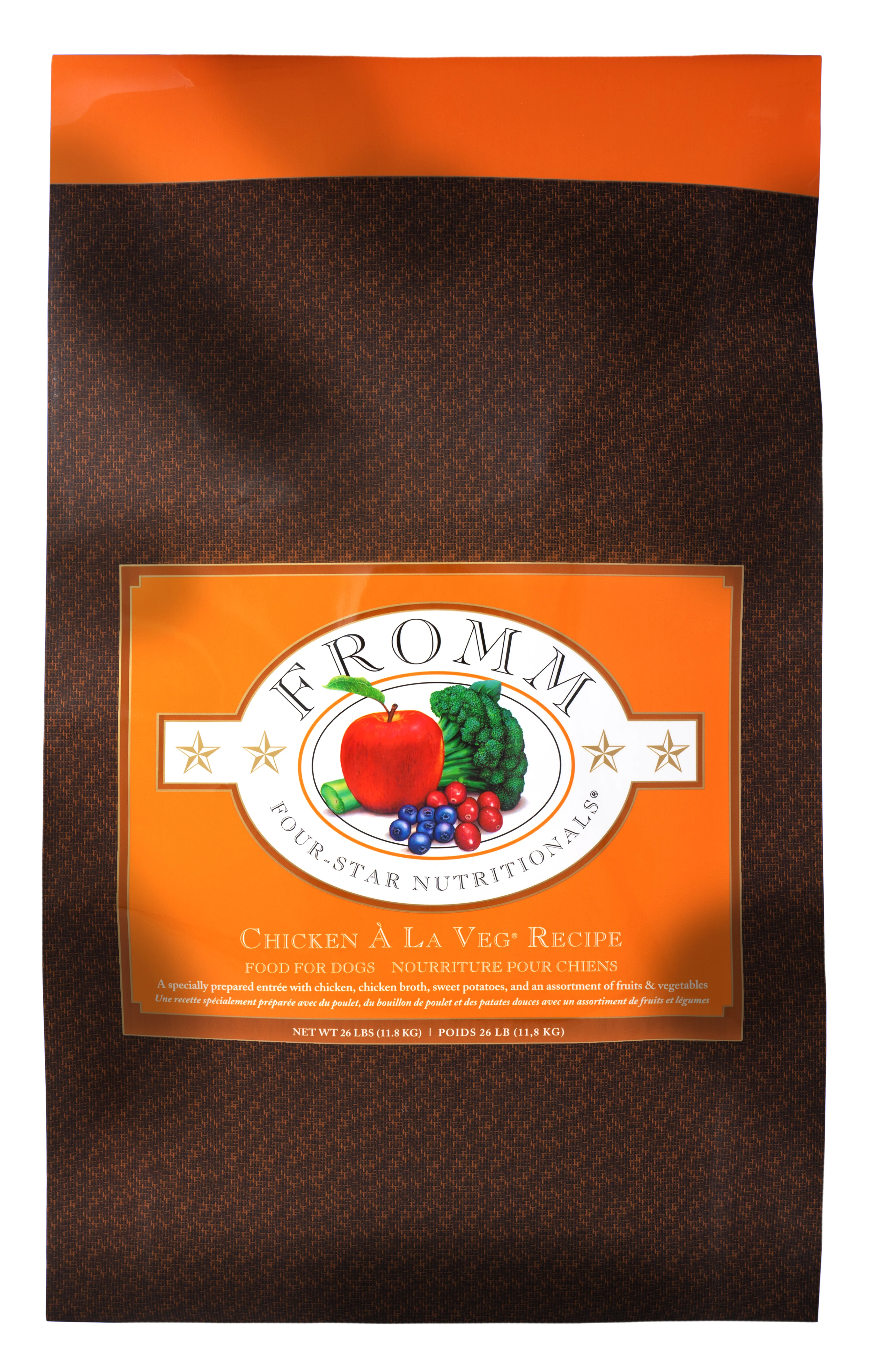 Fromm Four-Star Nutritionals®  Chicken À La Veg® Recipe Food for Dogs 26 lb - Image 1