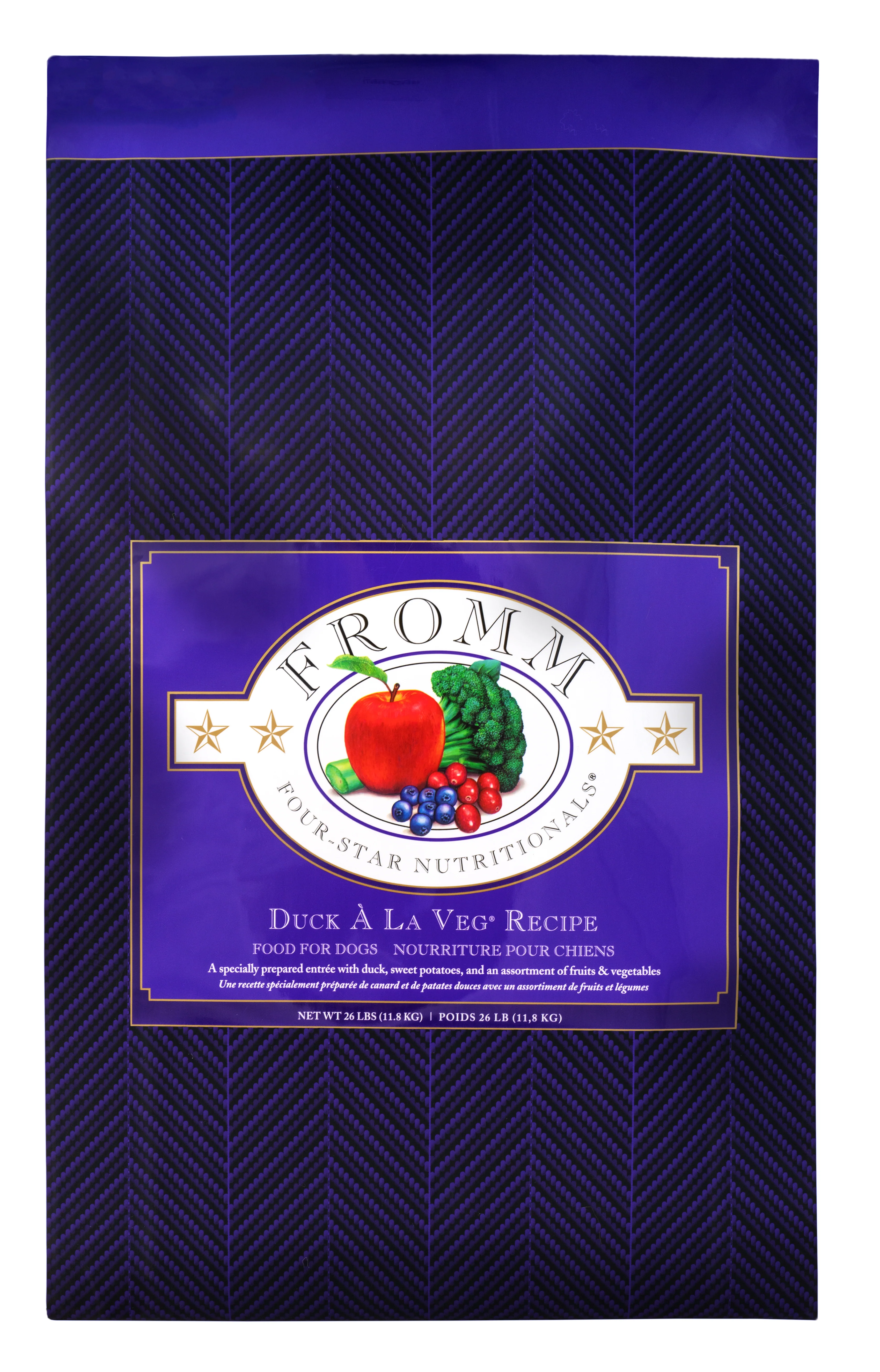 Fromm Four-Star Nutritionals®  Duck  À La Veg® Recipe Food for Dogs 26 lb - Image 1