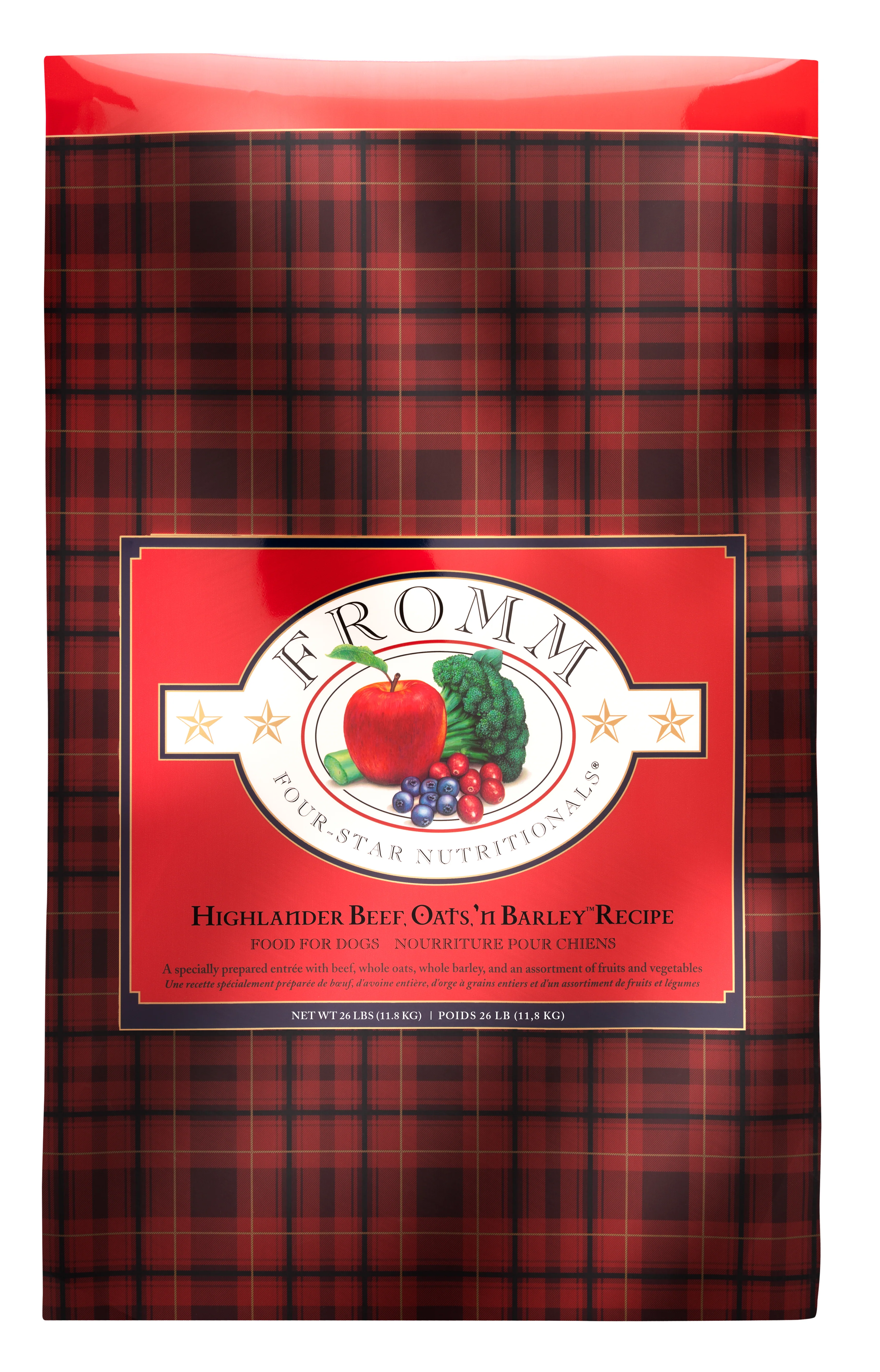 Fromm Four-Star Nutritionals® Highlander Beef, Oats, 